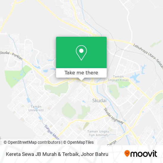 Kereta Sewa JB Murah & Terbaik map