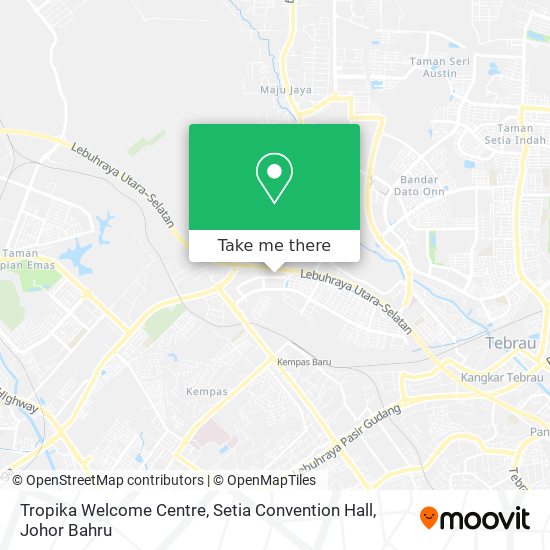 Tropika Welcome Centre, Setia Convention Hall map