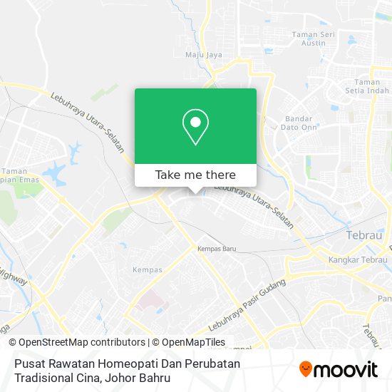 Pusat Rawatan Homeopati Dan Perubatan Tradisional Cina map