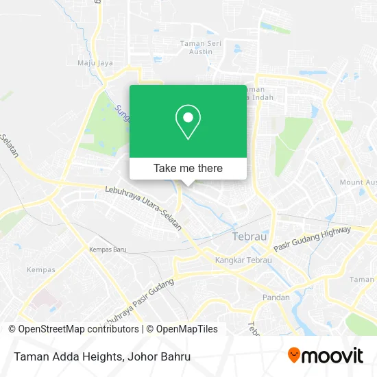 Taman Adda Heights map