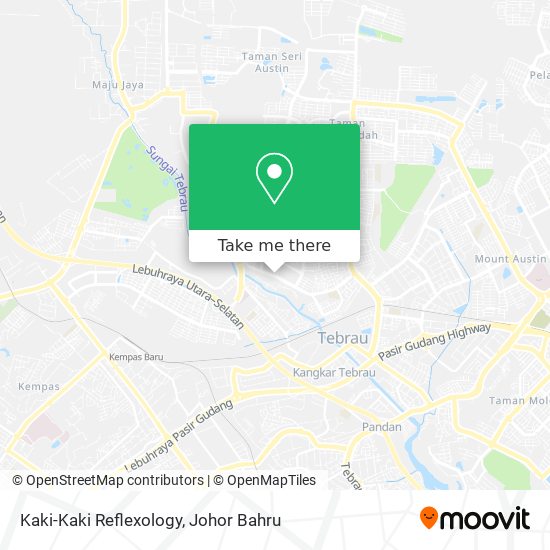 Kaki-Kaki Reflexology map