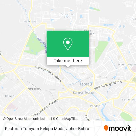 Restoran Tomyam Kelapa Muda map