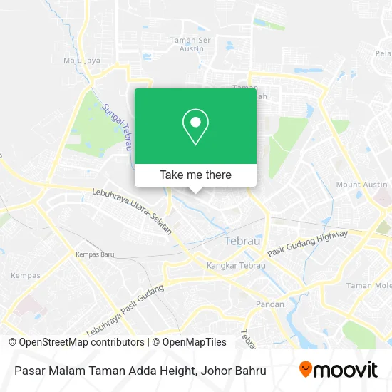 Pasar Malam Taman Adda Height map
