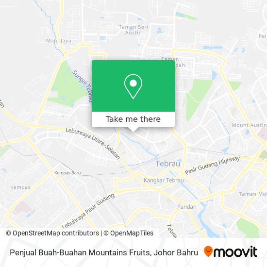 Penjual Buah-Buahan Mountains Fruits map