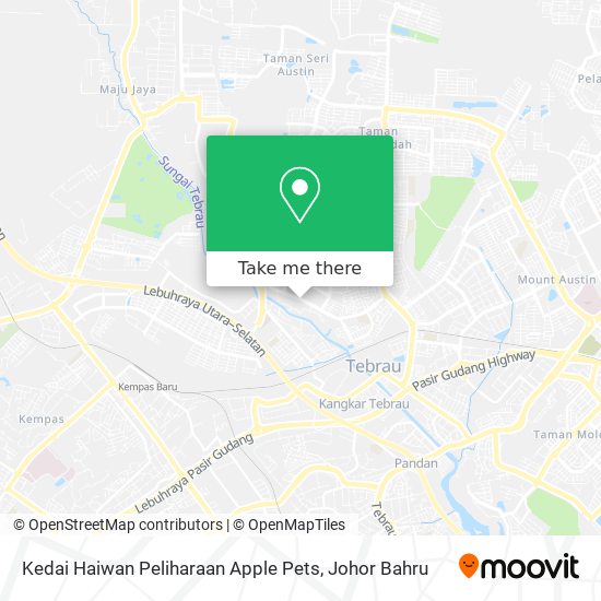 Kedai Haiwan Peliharaan Apple Pets map