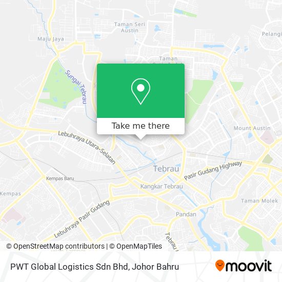 PWT Global Logistics Sdn Bhd map