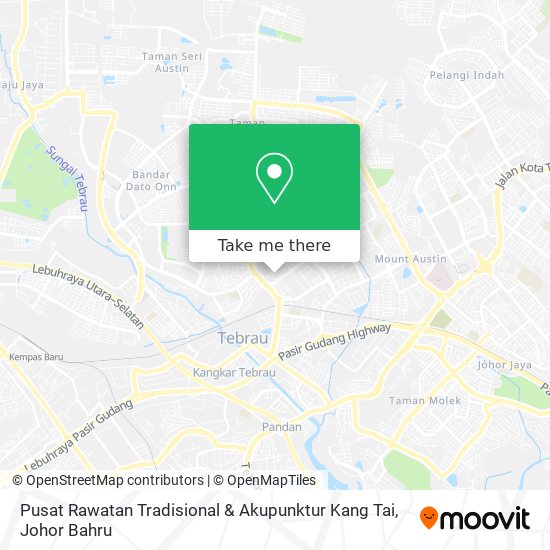 Pusat Rawatan Tradisional & Akupunktur Kang Tai map