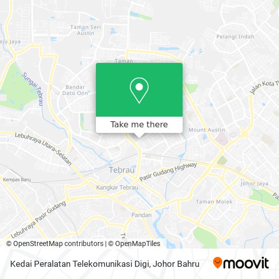Kedai Peralatan Telekomunikasi Digi map
