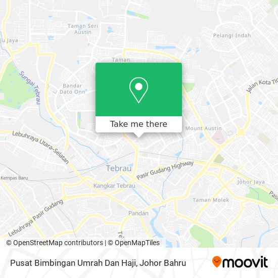 Pusat Bimbingan Umrah Dan Haji map