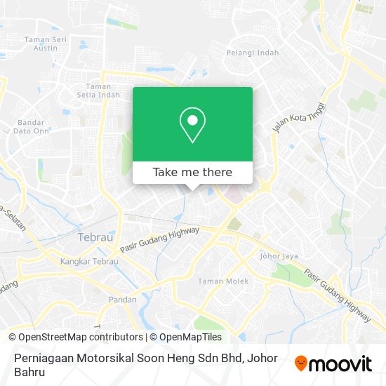 Perniagaan Motorsikal Soon Heng Sdn Bhd map