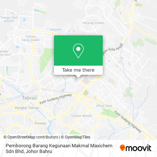 Pemborong Barang Kegunaan Makmal Maxichem Sdn Bhd map