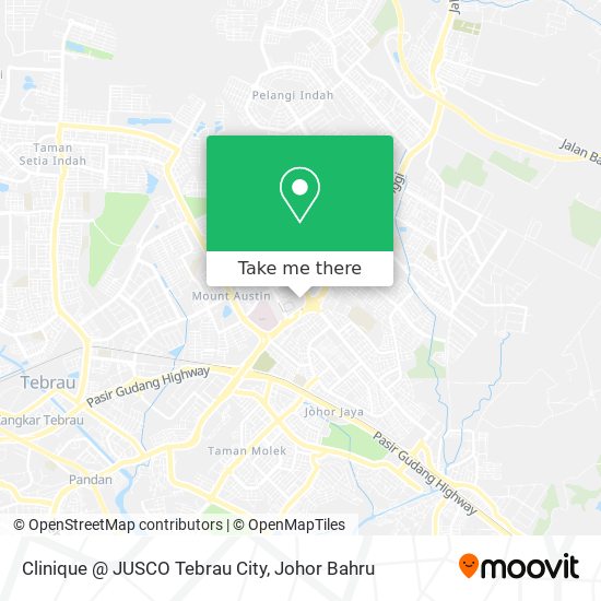 Clinique @ JUSCO Tebrau City map