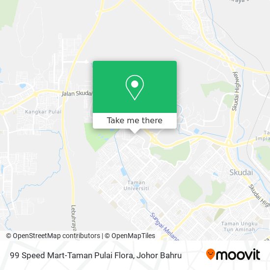 99 Speed Mart-Taman Pulai Flora map