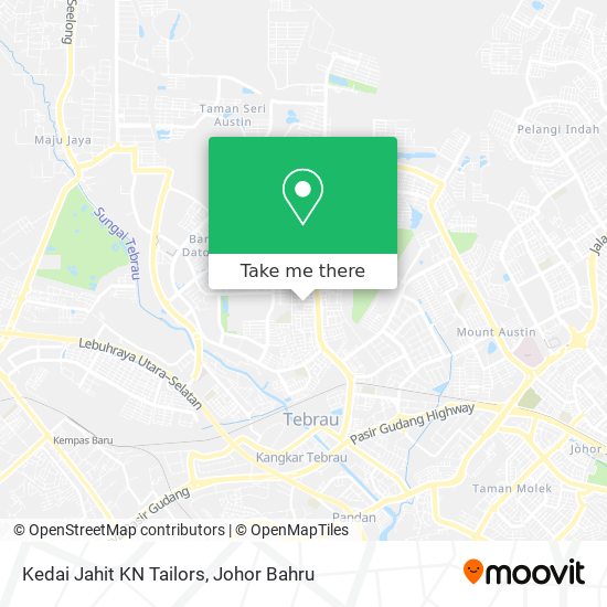 Kedai Jahit KN Tailors map