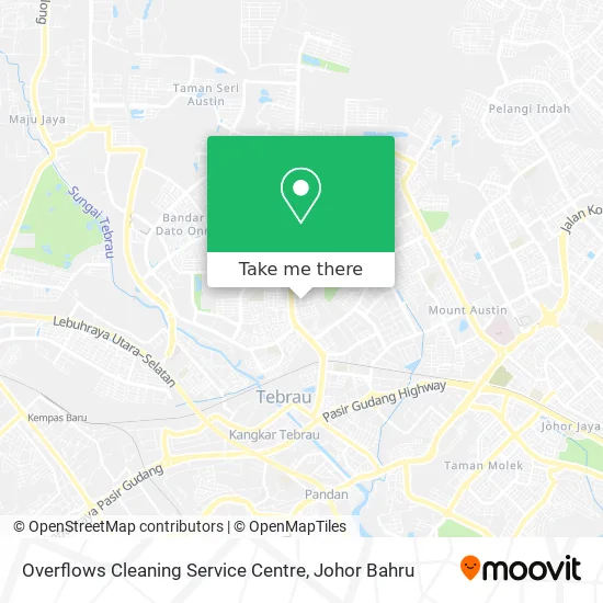 Overflows Cleaning Service Centre map