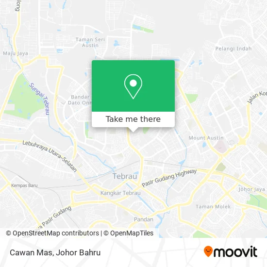 Cawan Mas map
