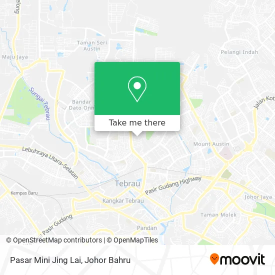 Pasar Mini Jing Lai map
