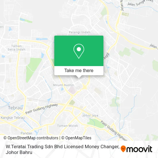 W.Teratai Trading Sdn Bhd Licensed Money Changer map