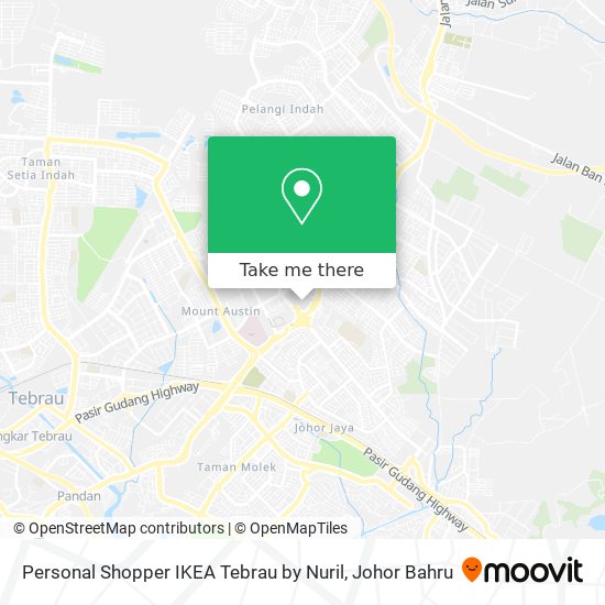 Personal Shopper IKEA Tebrau by Nuril map