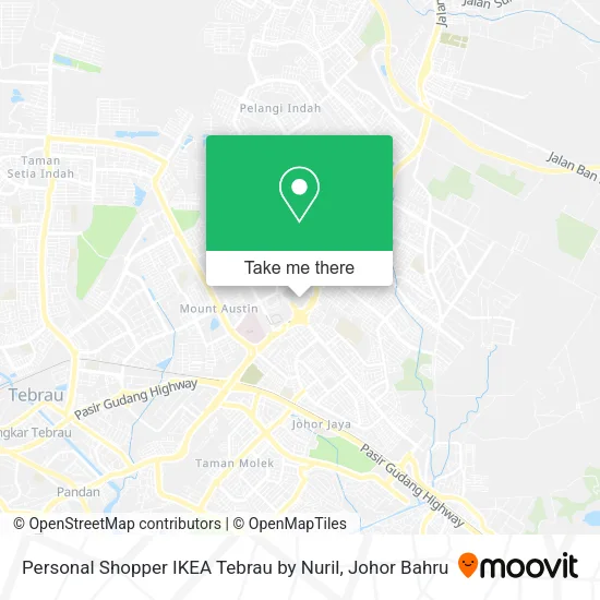 Personal Shopper IKEA Tebrau by Nuril map