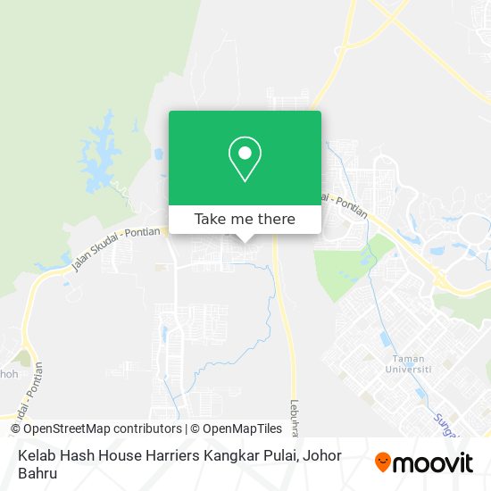 Kelab Hash House Harriers Kangkar Pulai map