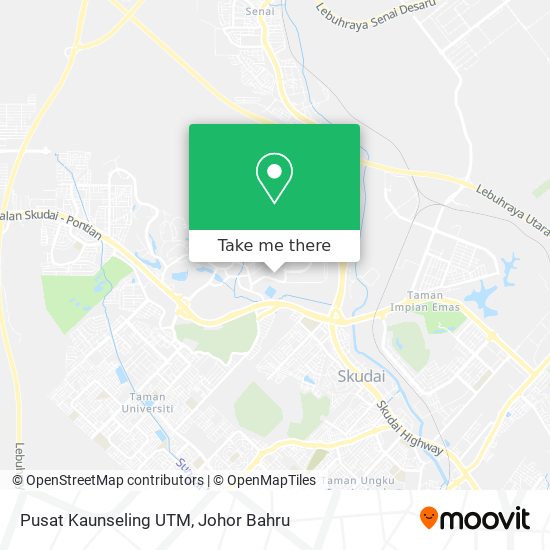Pusat Kaunseling UTM map