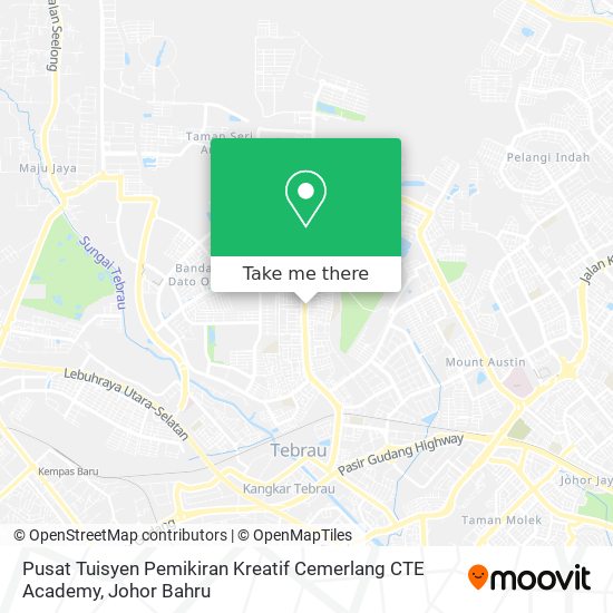 Pusat Tuisyen Pemikiran Kreatif Cemerlang CTE Academy map