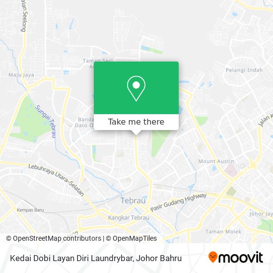 Kedai Dobi Layan Diri Laundrybar map