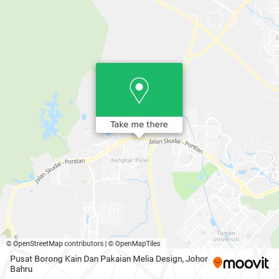 Pusat Borong Kain Dan Pakaian Melia Design map