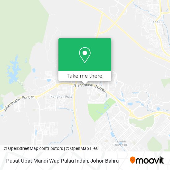 Pusat Ubat Mandi Wap Pulau Indah map