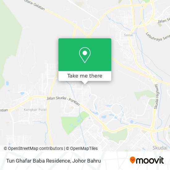 Tun Ghafar Baba Residence map
