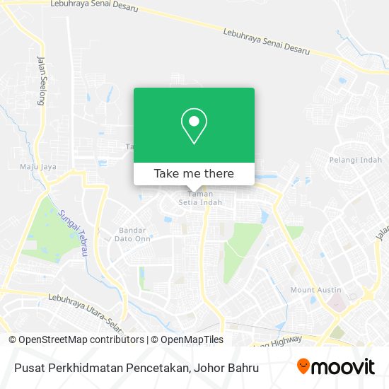 Pusat Perkhidmatan Pencetakan map