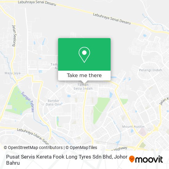 Pusat Servis Kereta Fook Long Tyres Sdn Bhd map