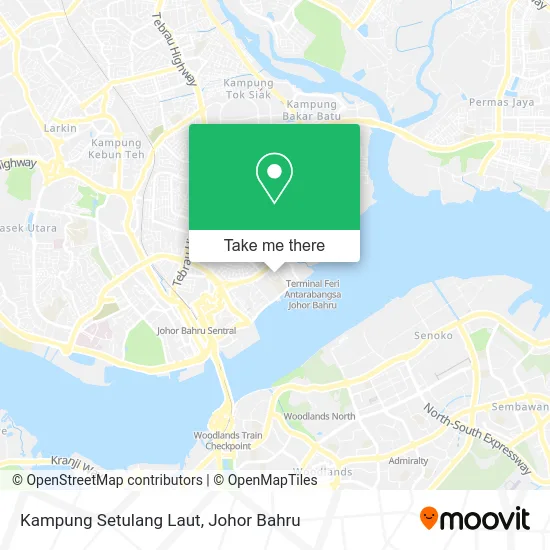 Kampung Setulang Laut map