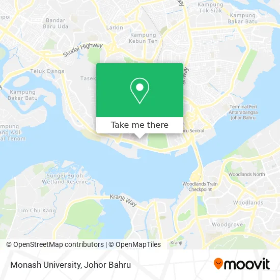 Monash University map