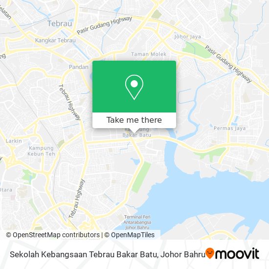 Sekolah Kebangsaan Tebrau Bakar Batu map