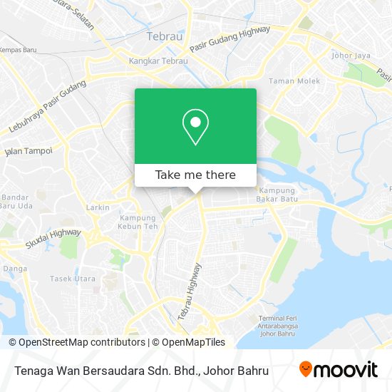 Tenaga Wan Bersaudara Sdn. Bhd. map