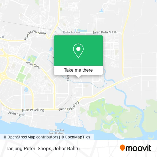 Tanjung Puteri Shops map