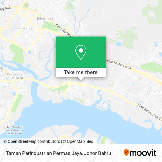 Taman Perindustrian Permas Jaya map