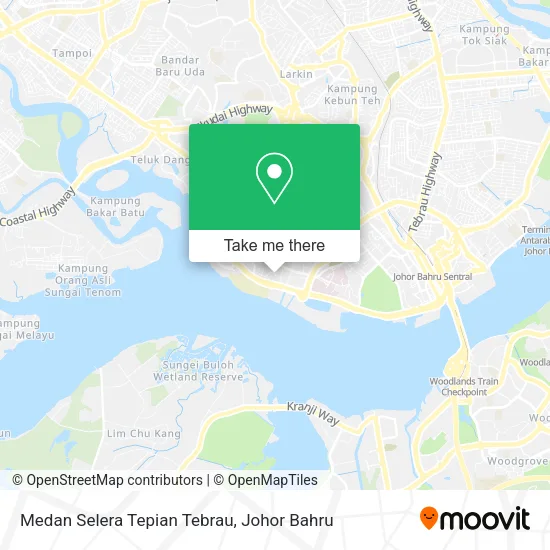 Medan Selera Tepian Tebrau map