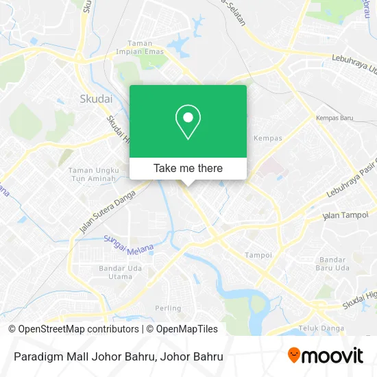 Paradigm Mall Johor Bahru map