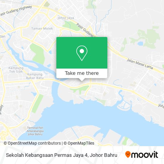 Sekolah Kebangsaan Permas Jaya 4 map