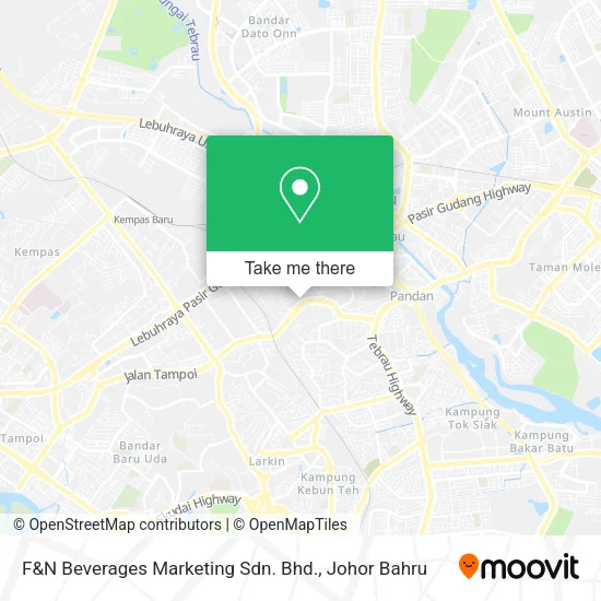 F&N Beverages Marketing Sdn. Bhd. map
