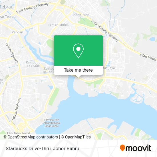 Starbucks Drive-Thru map