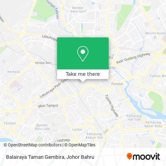 Balairaya Taman Gembira map