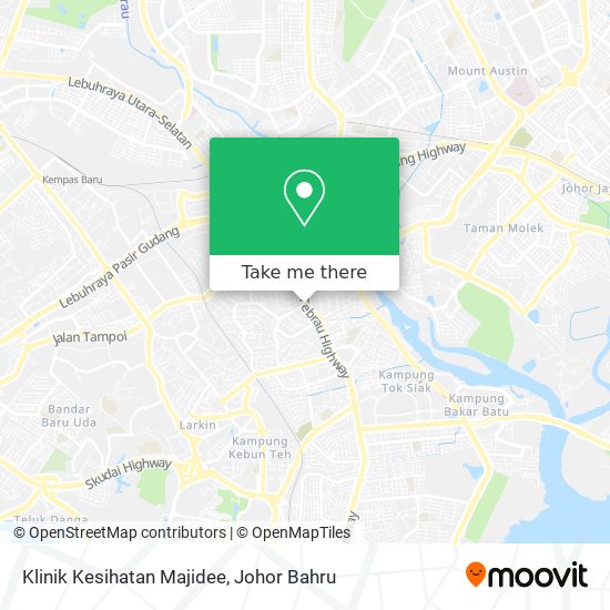 Klinik Kesihatan Majidee map