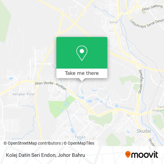 Kolej Datin Seri Endon map