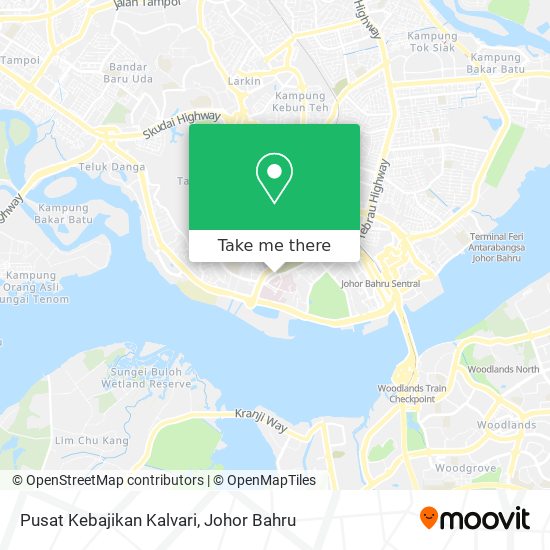 Pusat Kebajikan Kalvari map