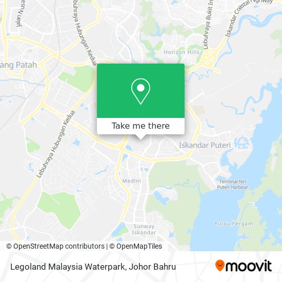 Legoland Malaysia Waterpark map