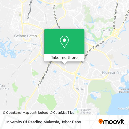University Of Reading Malaysia map